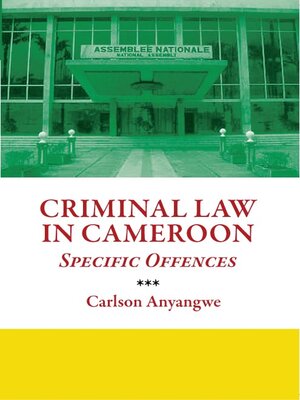 cover image of Criminal Law in Cameroon